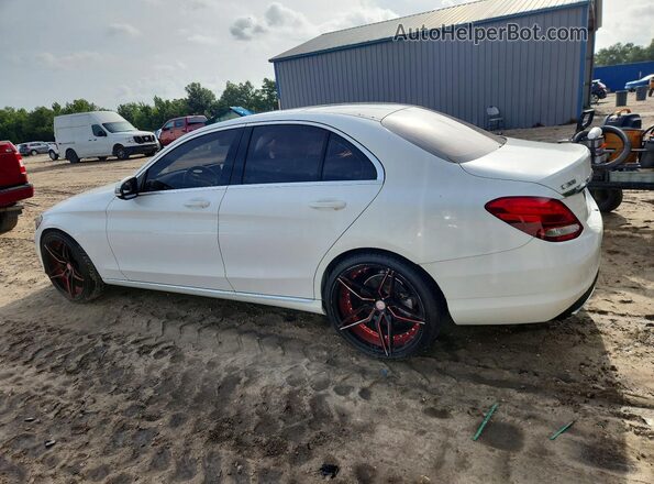 55SWF4JB6HU222439 2017 MERCEDES-BENZ C Белый Задняя левая четверть