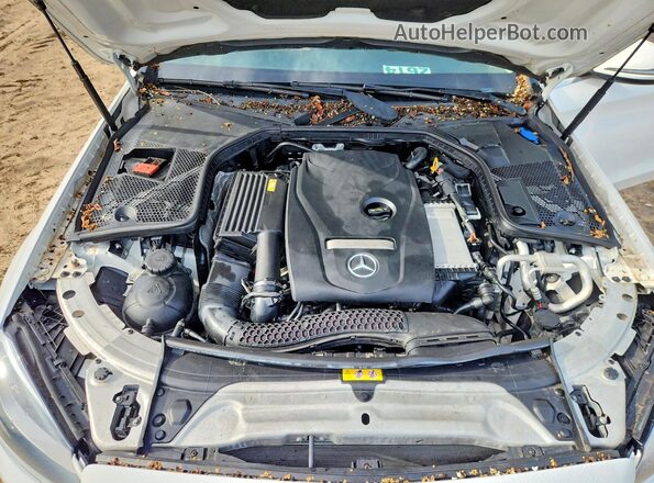 55SWF4JB6HU222439 2017 MERCEDES-BENZ C Белый Вид задней части салона