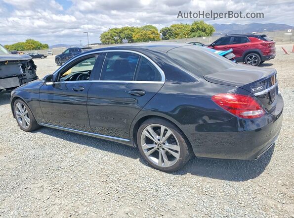 55SWF4JB6JU236721 2018 MERCEDES-BENZ C Black Հետևի ձախ
