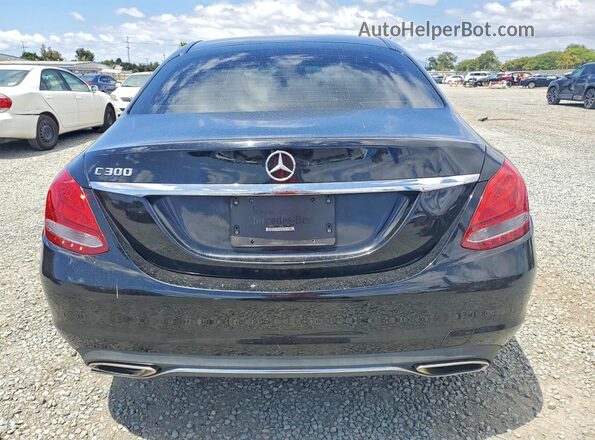 55SWF4JB6JU236721 2018 MERCEDES-BENZ C Black Հետևի տեսք