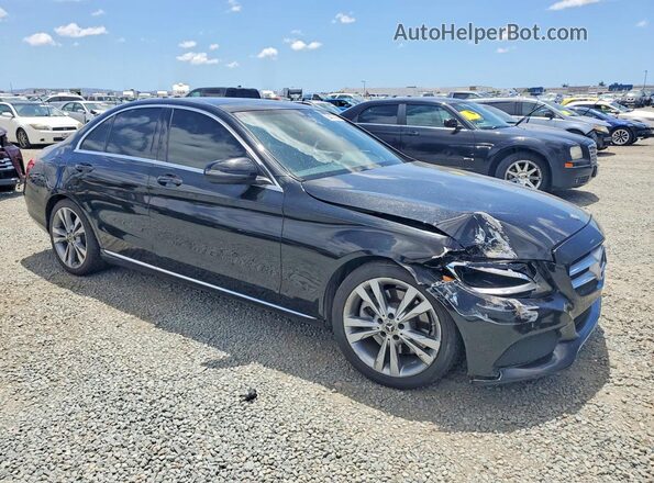 55SWF4JB6JU236721 2018 MERCEDES-BENZ C Black Առջևի աջ