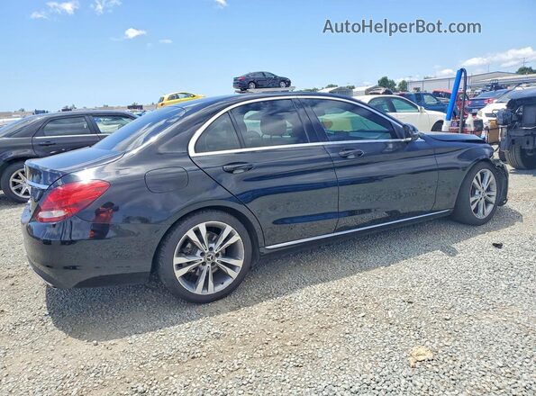 55SWF4JB6JU236721 2018 MERCEDES-BENZ C Black Հետևի աջ