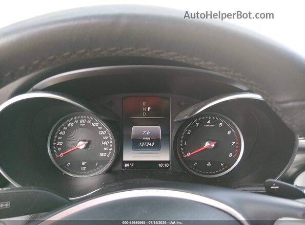 55SWF4JB6JU240445 2018 MERCEDES-BENZ C-CLASS White Հետևի նստատեղերի տեսք