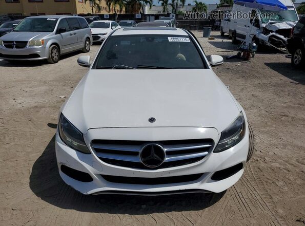 55SWF4JB6JU249243 2018 MERCEDES-BENZ C White Vista frontal