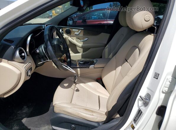 55SWF4JB6JU249243 2018 MERCEDES-BENZ C White Vista interior delantera
