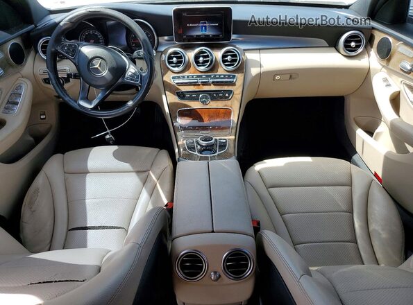 55SWF4JB6JU249243 2018 MERCEDES-BENZ C White Vista del salpicadero