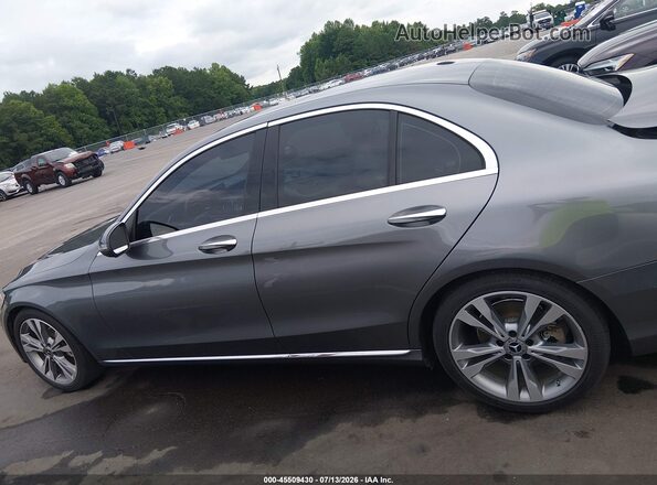 55SWF4JB6JU267161 2018 MERCEDES-BENZ C-CLASS Gray Widok wnętrza 360 stopni