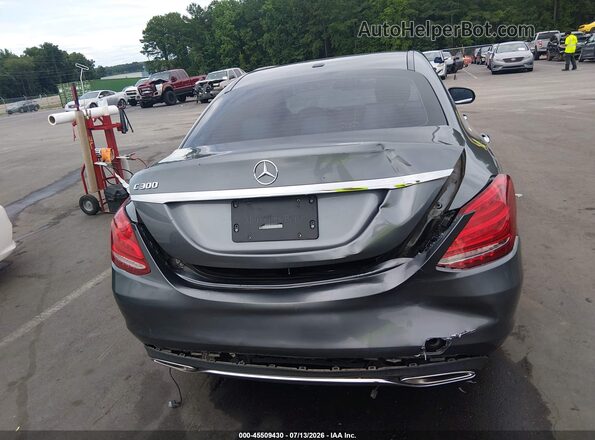55SWF4JB6JU267161 2018 MERCEDES-BENZ C-CLASS Gray 