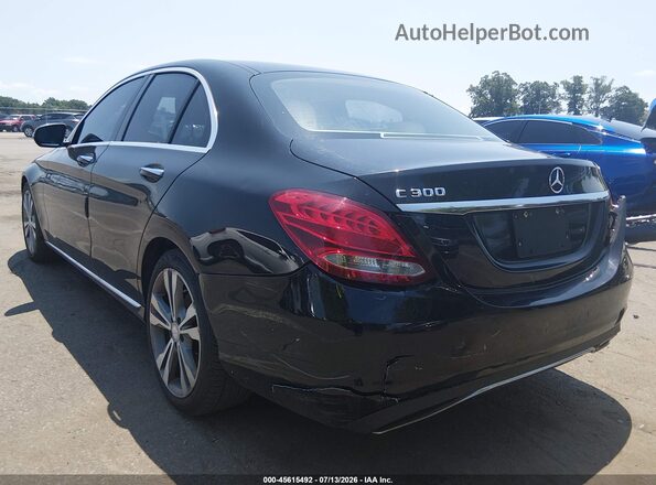 55SWF4JB7GU077491 2016 MERCEDES-BENZ C-CLASS Black Հետևի ձախ