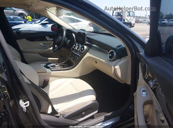55SWF4JB7GU077491 2016 MERCEDES-BENZ C-CLASS Black Սալոնի դիմացի տեսք