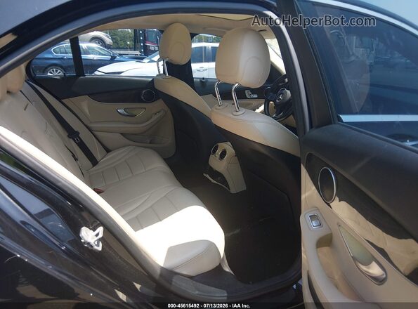 55SWF4JB7GU077491 2016 MERCEDES-BENZ C-CLASS Black VIN կոդի պիտակի տեսք