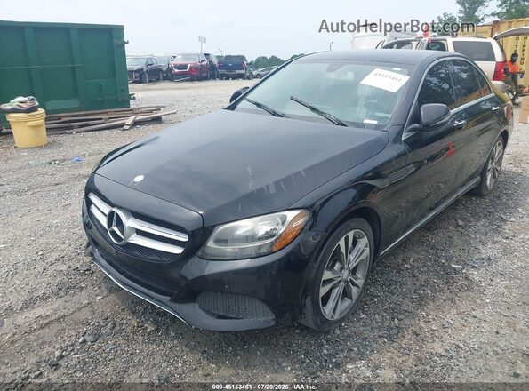 55SWF4JB7GU105306 2016 MERCEDES-BENZ C-CLASS Black Front left