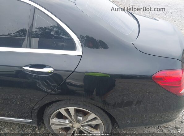 55SWF4JB7GU105306 2016 MERCEDES-BENZ C-CLASS Black Front view
