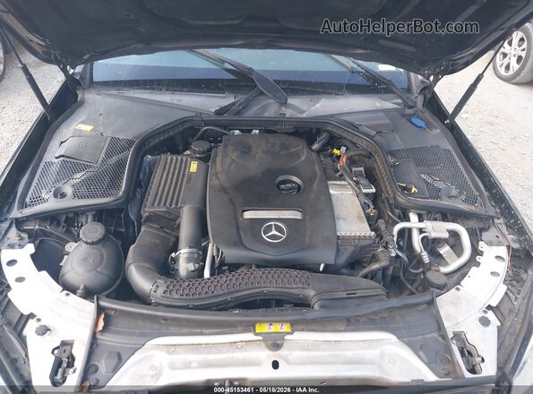 55SWF4JB7GU105306 2016 MERCEDES-BENZ C-CLASS Black Rear view