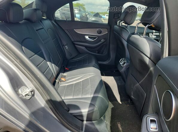 55SWF4JB7GU120145 2016 MERCEDES-BENZ C Серебряный Вид задних сидений
