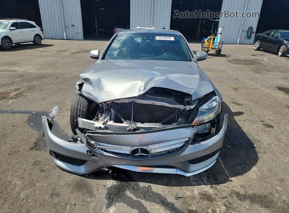 55SWF4JB7GU120145 2016 MERCEDES-BENZ C Серебряный Вид спереди