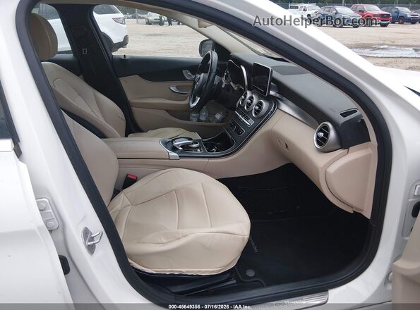55SWF4JB7GU154893 2016 MERCEDES-BENZ C-CLASS White Вид салону спереду