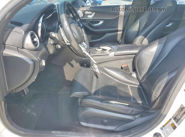 55SWF4JB7GU170544 2016 MERCEDES-BENZ C White Vista interior delantera