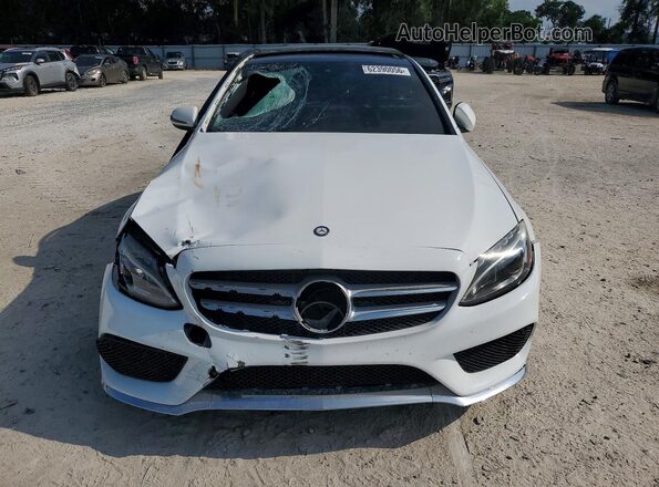 55SWF4JB7GU170544 2016 MERCEDES-BENZ C White Vista frontal
