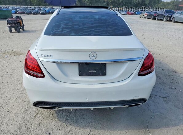 55SWF4JB7GU170544 2016 MERCEDES-BENZ C White Vista trasera