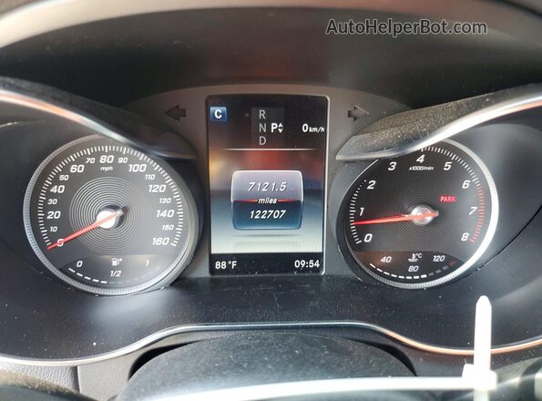 55SWF4JB7GU170544 2016 MERCEDES-BENZ C White Vista del cuadro de instrumentos