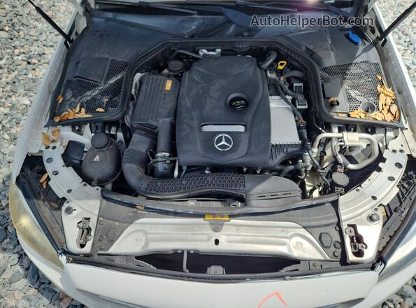 55SWF4JB7HU192836 2017 MERCEDES-BENZ C White Rear interior view