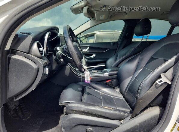 55SWF4JB7HU192836 2017 MERCEDES-BENZ C White Front interior view