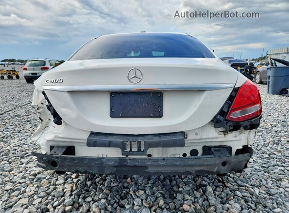 55SWF4JB7HU192836 2017 MERCEDES-BENZ C White Rear view