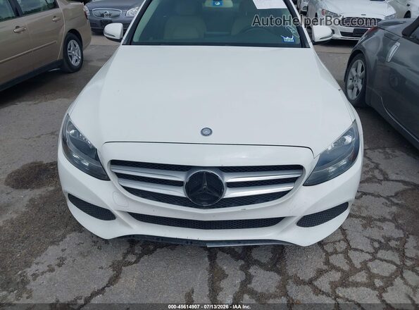 55SWF4JB7HU215516 2017 MERCEDES-BENZ C-CLASS White Vista frontal