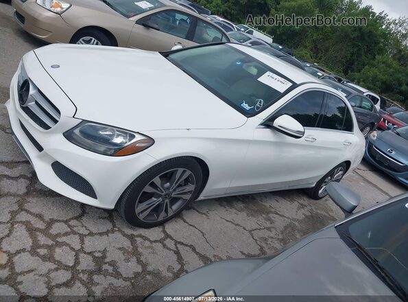 55SWF4JB7HU215516 2017 MERCEDES-BENZ C-CLASS White Vista interior de 360 grados