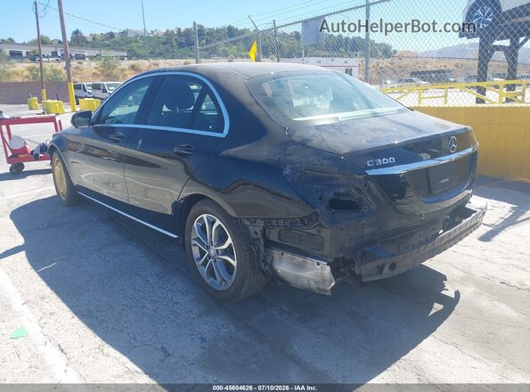 55SWF4JB7HU227780 2017 MERCEDES-BENZ C-CLASS Black Հետևի ձախ