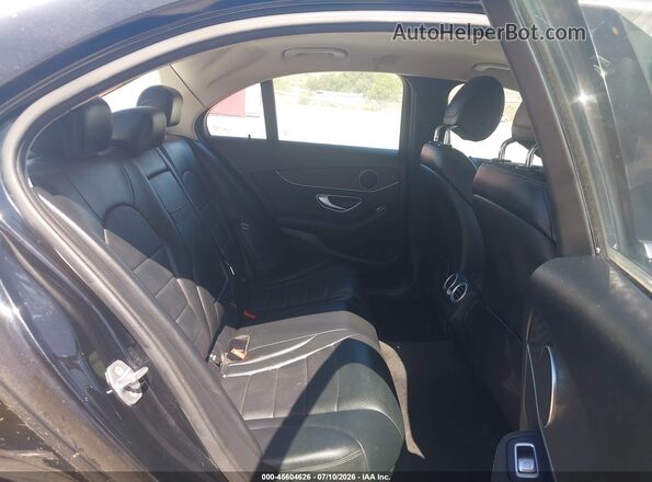 55SWF4JB7HU227780 2017 MERCEDES-BENZ C-CLASS Black VIN կոդի պիտակի տեսք