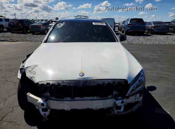 55SWF4JB8GU123670 2016 MERCEDES-BENZ C White Widok z przodu