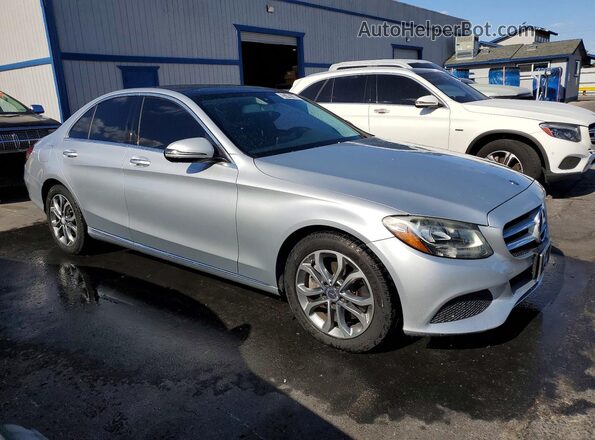55SWF4JB8GU167796 2016 MERCEDES-BENZ C Silver წინა მარჯვენა