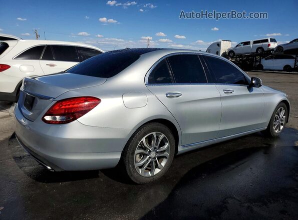 55SWF4JB8GU167796 2016 MERCEDES-BENZ C Silver უკანა მარჯვენა