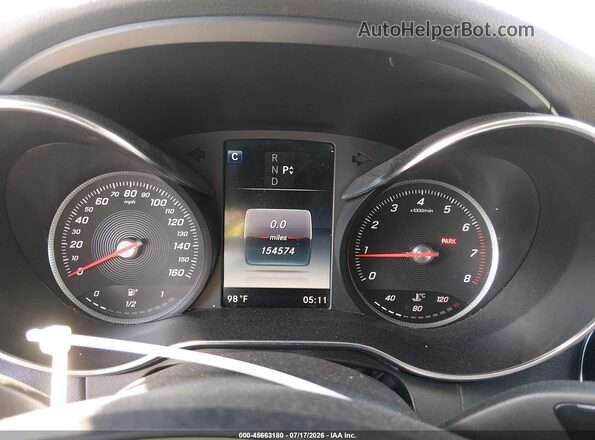 55SWF4JB8GU172268 2016 MERCEDES-BENZ C-CLASS Белый Вид задних сидений
