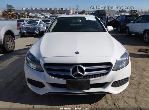 55SWF4JB8GU172268 2016 MERCEDES-BENZ C-CLASS Белый Вид задней части салона