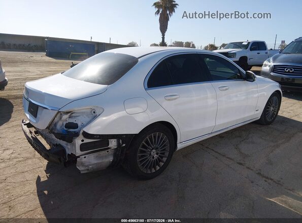 55SWF4JB8GU172268 2016 MERCEDES-BENZ C-CLASS Белый Задняя правая четверть