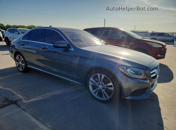 55SWF4JB8HU176466 2017 MERCEDES-BENZ C Gray წინა მარჯვენა