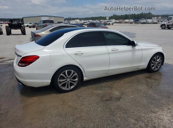 55SWF4JB8HU196250 2017 MERCEDES-BENZ C White Задня права чверть