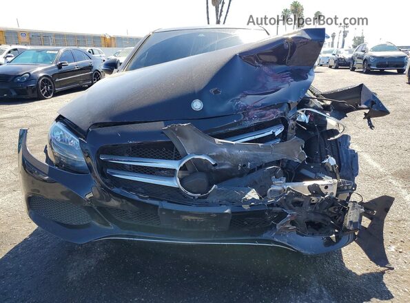 55SWF4JB8HU197009 2017 MERCEDES-BENZ C Black Widok z przodu