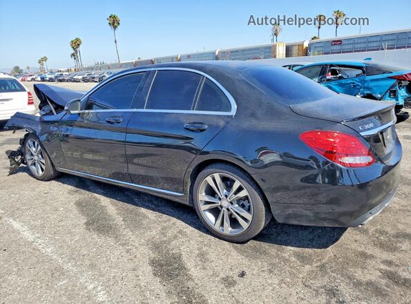55SWF4JB8HU197009 2017 MERCEDES-BENZ C Black Tył lewy