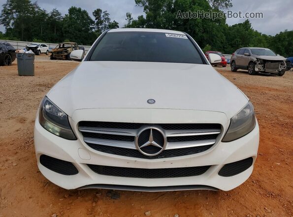 55SWF4JB8HU202872 2017 MERCEDES-BENZ C White Widok z przodu