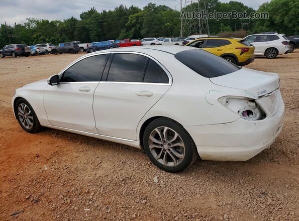 55SWF4JB8HU202872 2017 MERCEDES-BENZ C White Tył lewy