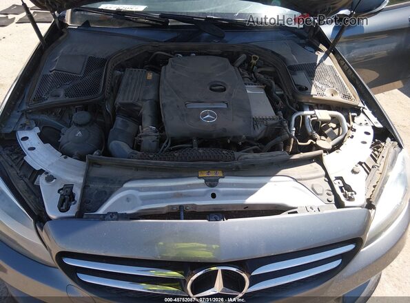 55SWF4JB8HU226248 2017 MERCEDES-BENZ C-CLASS Серый Вид сзади