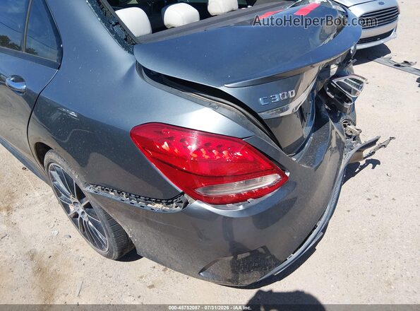 55SWF4JB8HU226248 2017 MERCEDES-BENZ C-CLASS Серый Вид спереди
