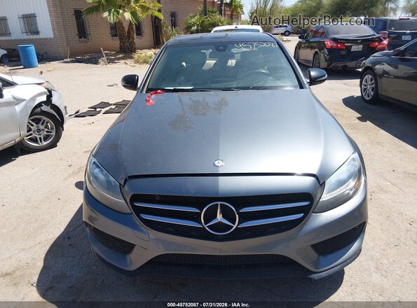 55SWF4JB8HU226248 2017 MERCEDES-BENZ C-CLASS Серый Вид панели приборов