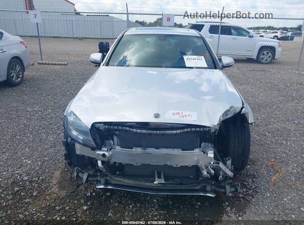 55SWF4JB8JU240091 2018 MERCEDES-BENZ C-CLASS Silver Widok wnętrza z tyłu