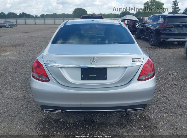 55SWF4JB8JU240091 2018 MERCEDES-BENZ C-CLASS Silver 