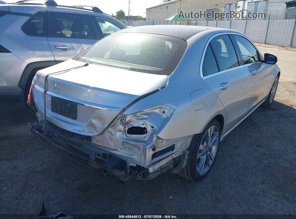 55SWF4JB8JU240835 2018 MERCEDES-BENZ C-CLASS Silver უკანა მარჯვენა